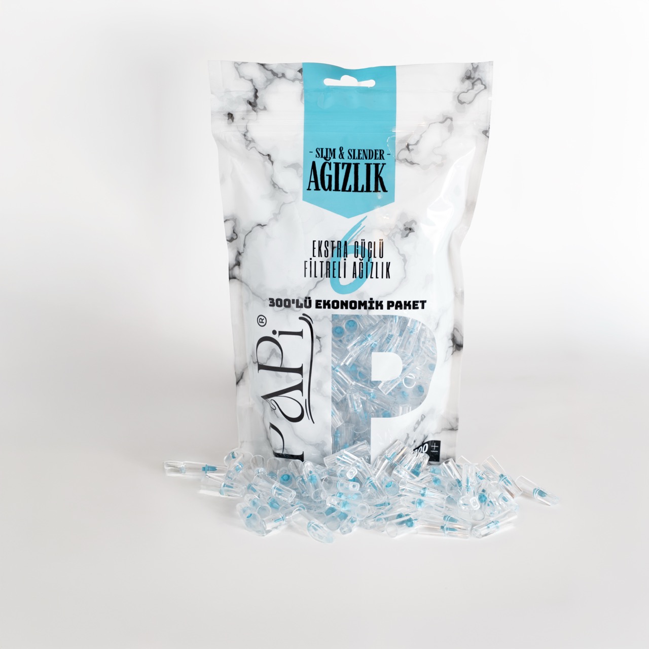 PAPİ 300'LÜ EKTRA GÜÇLÜ AĞIZLIK | PAPI EXTRA STRONG FILTER 300 PIECES